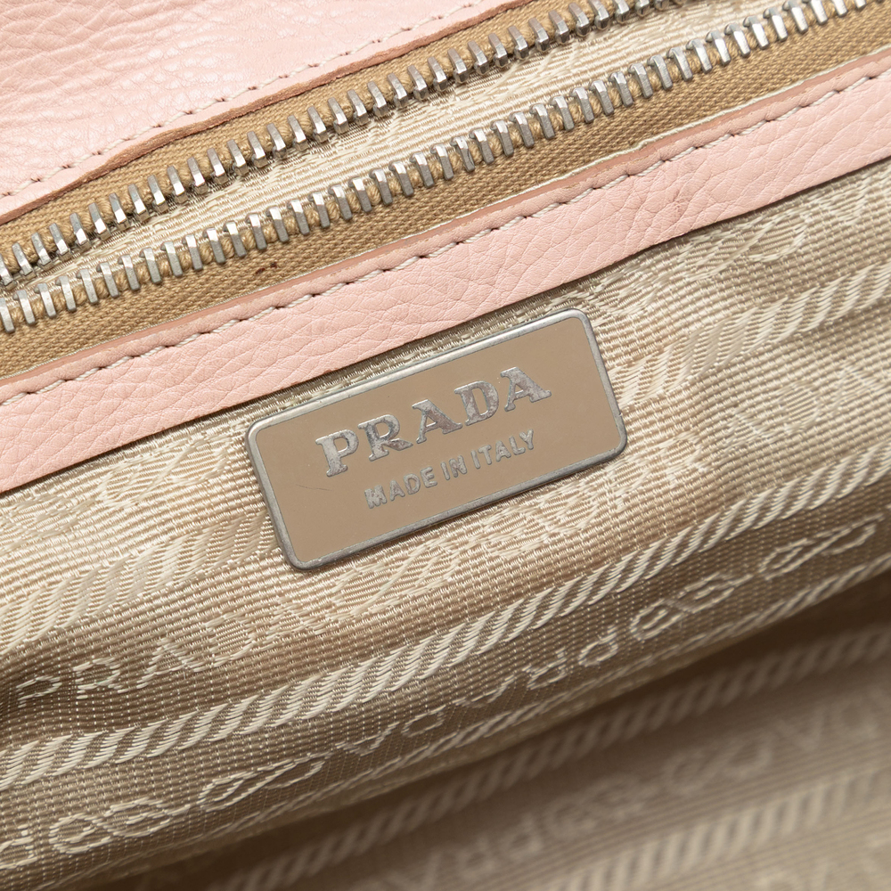Pre-Loved Prada Vitello Trimmed Tessuto Shoulder Bag - Picture 5 of 6